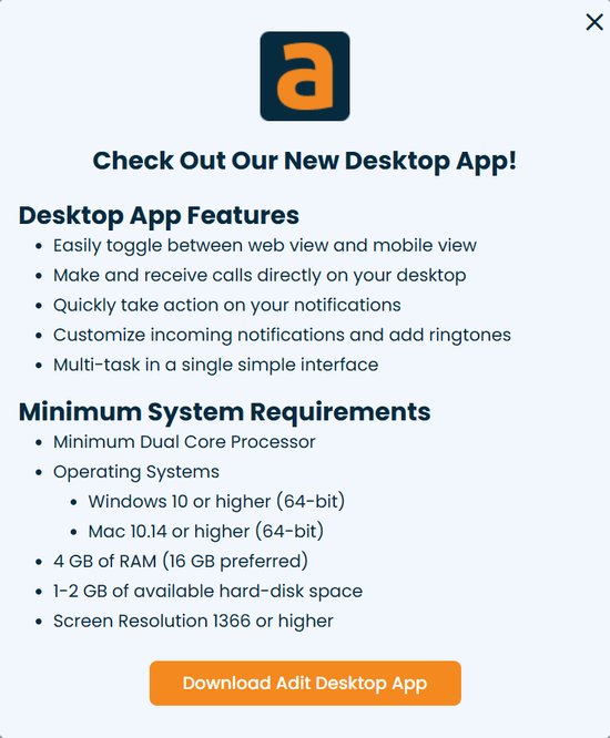 Download Adit Desktop App promo card