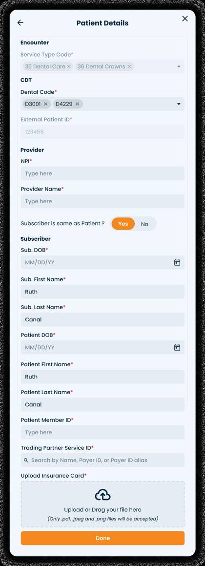 Patient Verification Form